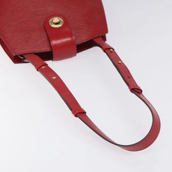 LOUIS VUITTON Epi Cluny Shoulder Bag Red M52257 LV Auth 115722 - Picture 10 of 15